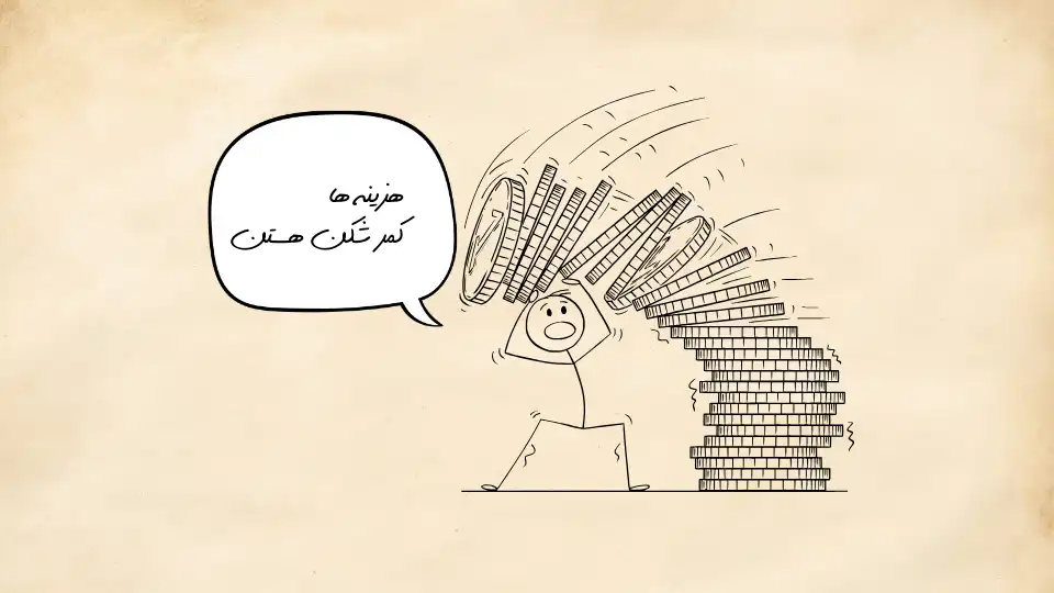 کوه هزینه ها بر دوش کارفرما جهت طراحی اپلیکیشن