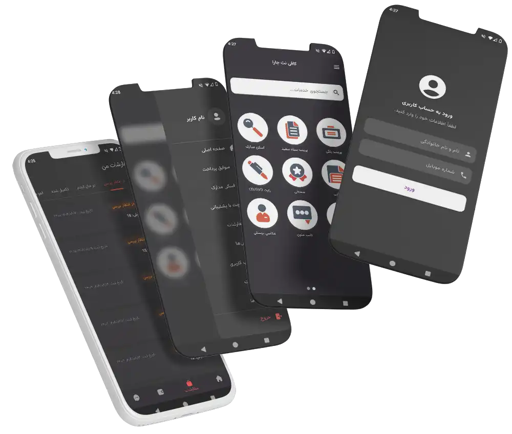 پلتفرم کافی نت چارا نسل جدید خدمات آنلاین + تکنولوژی Go + پنل ادمین