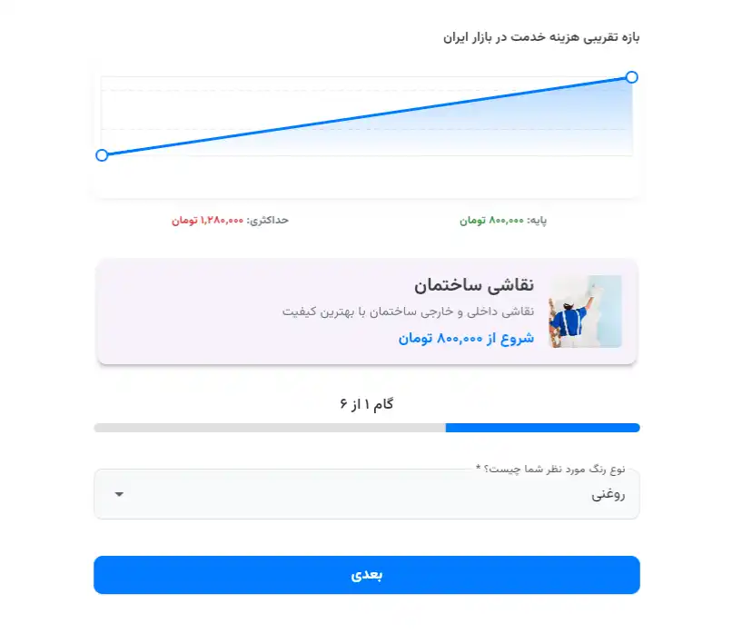 تصویر نمایش پرسش و پاسخ  خدماتی